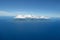 Aerial view of the tropical island of Moorea