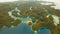 Aerial view tropical lagoon,sea, beach.Bucas Grande Island, Sohoton Cove. Philippines.