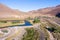 Aerial view of the Truckee River east of Reno, Nevada