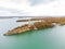 Aerial view of the Tucker Tower of Lake Murray State Park