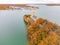 Aerial view of the Tucker Tower of Lake Murray State Park