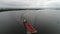 Aerial View of Tugboat and Barge Delaware River in Philadelphia