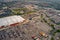 Aerial view of the Twin Cities Outer Suburb of Apple Valley, Minnesota