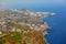 Aerial view of typical Madeira landscape