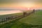 Aerial view of U-Bein bridge