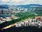 Aerial view of Ulu Pandan river