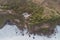 Aerial view of Uluwatu cliffs in Bali