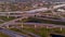 Aerial view on United States Interstate System in Broward County, Florida