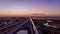 Aerial view on United States Interstate System in Broward County, Florida. US