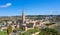 Aerial view of Universidad Laboral de Gijon