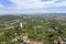 aerial view of the Val d'Orcia in Tuscany in the province of Siena Rocca d'Orcia1