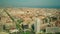 Aerial view of Valencia cityscape as seen from Plaza de Europa, Spain