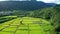 Aerial view valley farmland in Pingtung, Taiwan