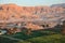 Aerial view of the valley of the kings