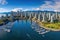 Aerial view of Vancouver, British Columbia, Canada. Vancouver is the capital and largest city of British Columbia, Aerial Panorama