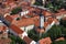 Aerial view of Varazdin, city in Croatia