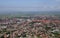 Aerial view of Varazdin, city in Croatia