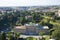 Aerial view of the Vatican City and Rome, Italy. Palace of the Governorate, Gardens, Vatican Radio, Convent. Panorama of the old h