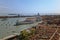 Aerial view of Venice city from the bell tower. st marks square