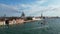 Aerial view of Venice city skyline, Italy