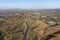 Aerial view of Ventura 101 Freeway in Newbury Park California