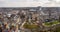 Aerial view of the Victorian architecture of Prospect Square in Harrogate