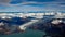 aerial view of Viedma glacier with Cordon Mariano Moreno