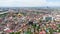 Aerial view of Vientiane capital of Laos Southeat Asia
