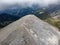 Aerial view of Vihren Peak, Pirin Mountain