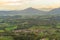 Aerial view of the village of Ainhoa