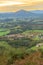 Aerial view of the village of Ainhoa