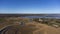 An aerial view of the village of Blythburgh in Suffolk