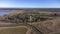 An aerial view of the village of Blythburgh in Suffolk