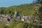 Aerial view on the Village of Bouvignes-sur-Meuse, Dinant, belgium