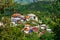 Aerial view of village Delchevo. Bulgaria