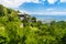 Aerial view of village Delchevo. Bulgaria, Balkan mountains