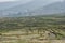 Aerial view of villages in Punakha, Bhutan