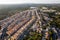 Aerial view villas of Pinar de Campoverde. Spain