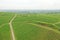 aerial view vineyard scenery at Kaiserstuhl Germany