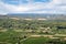 Aerial view of the vineyards of Bandol