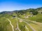 Aerial view of Vineyards in Lavaux region - Terrasses de Lavaux