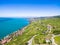 Aerial view of Vineyards in Lavaux region - Terrasses de Lavaux