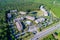 Aerial view of the Vinings apartment complex in Spanish Fort Alabama in April 2020