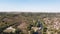 Aerial view of Vit river, passing near village of Aglen, Lovech Region, Bulgaria