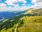 Aerial view on Vlasic mountain in Bosnia and Herzegovina