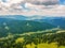 Aerial view on Vlasic mountain in Bosnia and Herzegovina