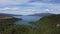 Aerial view of volcanic Lake Tarawera