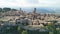 Aerial view of Volterra, a medieval city of Tuscany