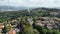 Aerial view of Volterra, a medieval city of Tuscany