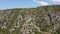 Aerial view of Vradeto Steps at Vikos gorge and Pindus Mountains, Zagori, Epirus, Greece